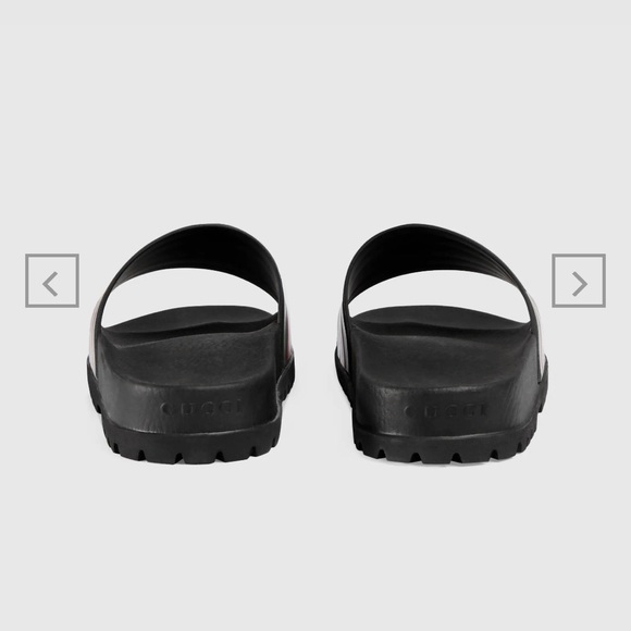 Gucci Rubber Web Slide Sandal - Picture 7 of 12